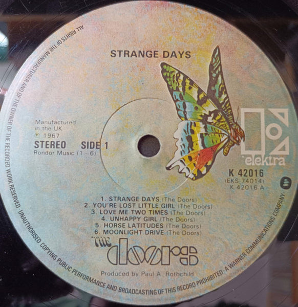 The Doors : Strange Days (LP, Album, RE)
