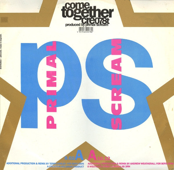 Primal Scream : Come Together (12", Single)