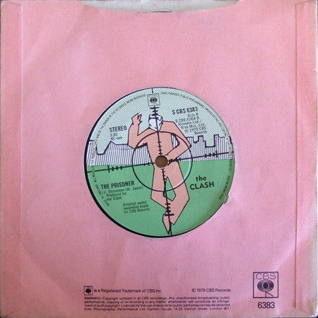 The Clash : (White Man) In Hammersmith Palais (7", Single, Pin)