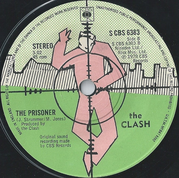 The Clash : (White Man) In Hammersmith Palais (7", Single, Pin)