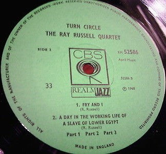 Ray Russell Quartet : Turn Circle (LP, Album, Mono)