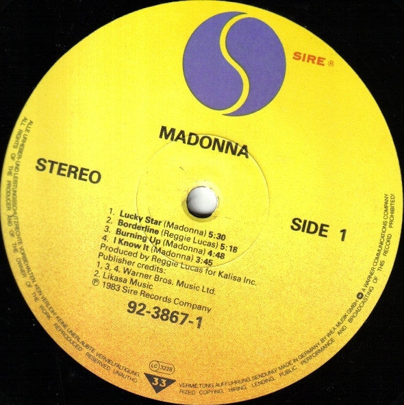 Modona Record Label Buy Madonna : Madonna (LP, Album) Online for a great price – River Soar ...