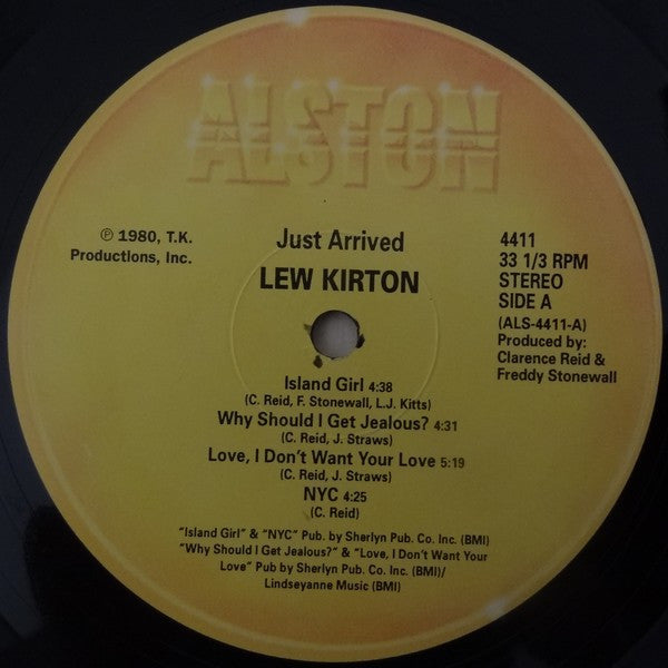 Lew Kirton : Just Arrived (LP, Album, RE)