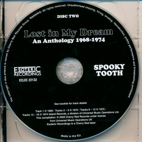Spooky Tooth : Lost In My Dream - An Anthology 1968-1974 (2xCD, Comp, Dlx)