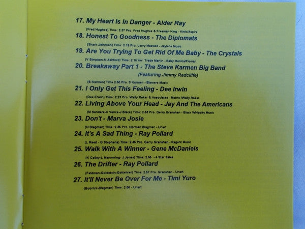 Various : Big City Soul Volume 1 (CD, Comp, RE)