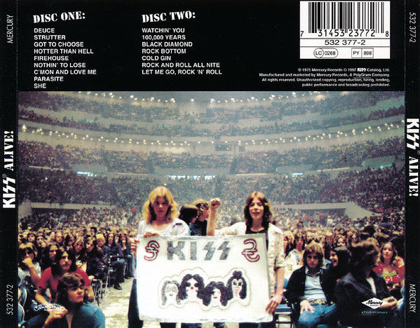 Kiss : Alive! (2xCD, RM)