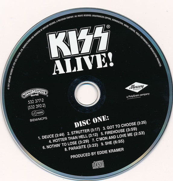 Kiss : Alive! (2xCD, RM)