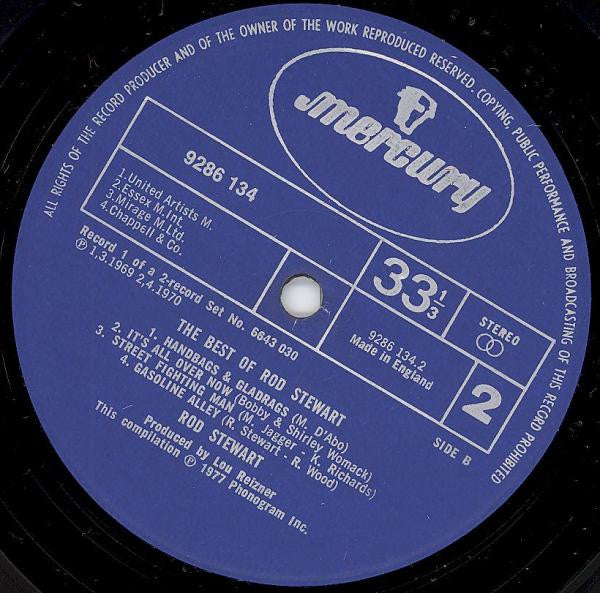 Rod Stewart : The Best Of Rod Stewart (2xLP, Comp)