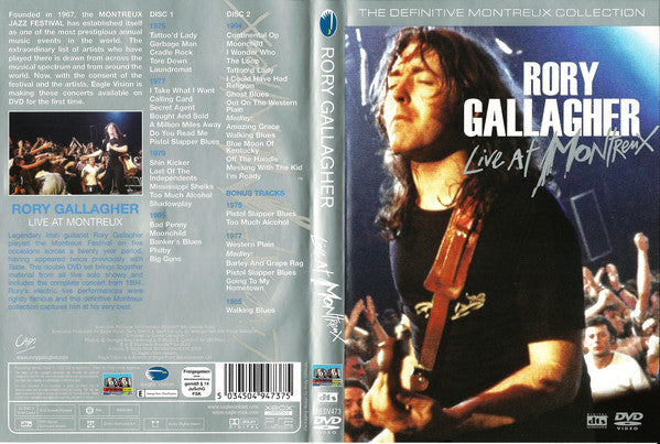Rory Gallagher : Live At Montreux - The Definitive Montreux Collection (2xDVD-V, Multichannel, PAL)