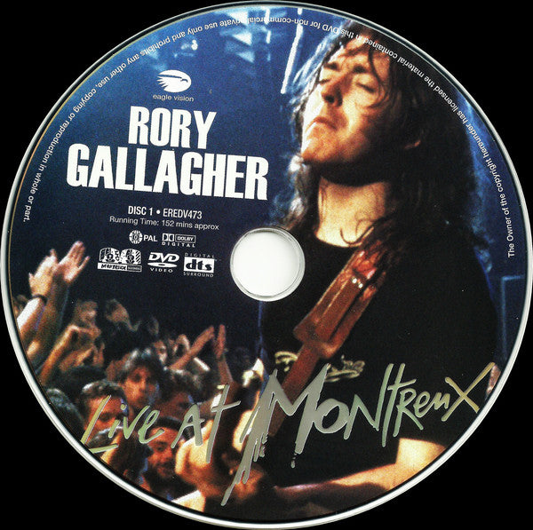 Rory Gallagher : Live At Montreux - The Definitive Montreux Collection (2xDVD-V, Multichannel, PAL)
