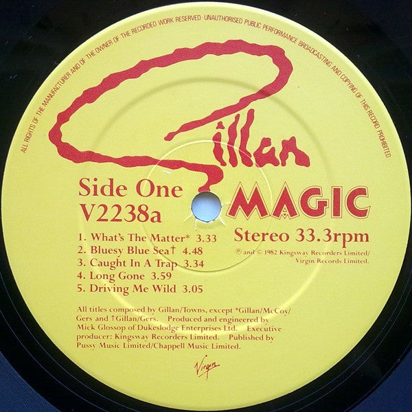 Gillan : Magic (LP, Album, Gat)