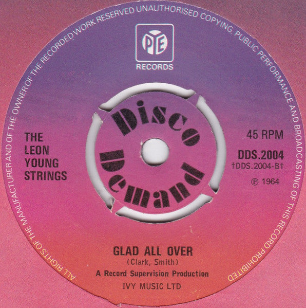 Kenny Bernard / The Leon Young Strings : What Love Brings / Glad All Over (7", Single, 4-P)