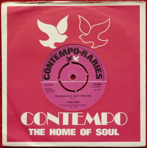 Tami Lynn : I'm Gonna Run Away From You (7", RE, 4-P)