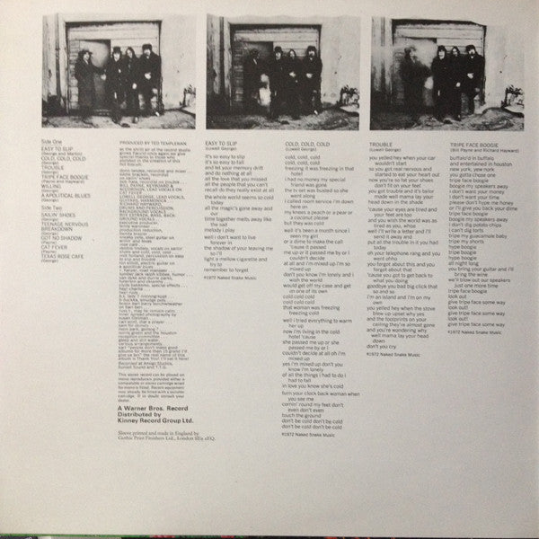 Little Feat : Sailin' Shoes (LP, Album, RE, Gat)