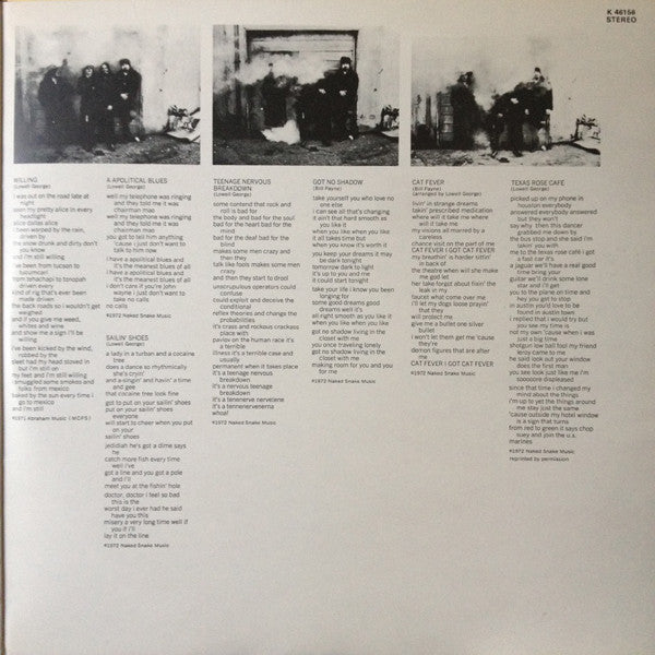 Little Feat : Sailin' Shoes (LP, Album, RE, Gat)