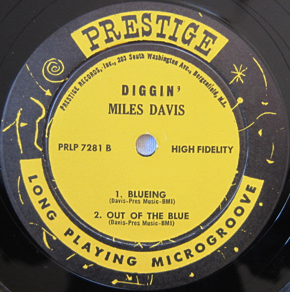 Miles Davis : Diggin' With The Miles Davis Sextet (LP, Comp, Mono, RE)