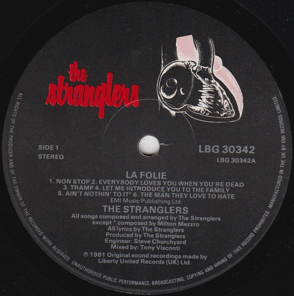 The Stranglers : La Folie (LP, Album)