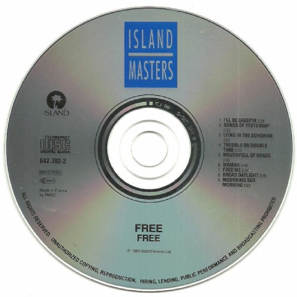 Free : Free (CD, Album, RE)