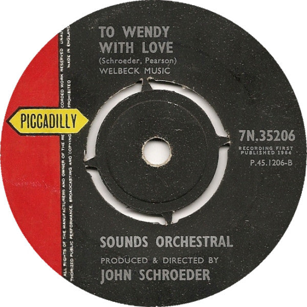 Sounds Orchestral : Cast Your Fate To The Wind (7", Single)