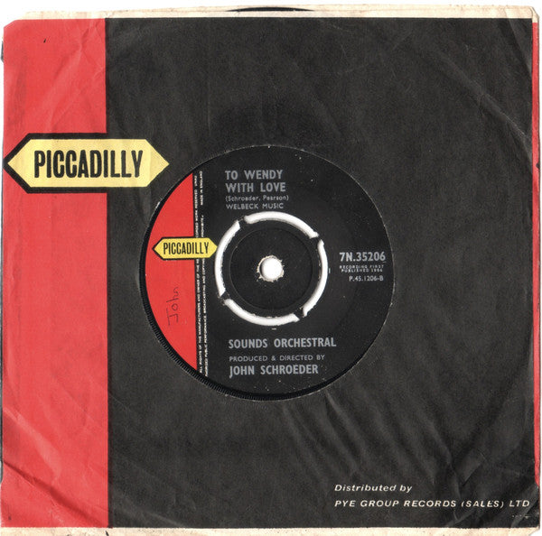 Sounds Orchestral : Cast Your Fate To The Wind (7", Single)