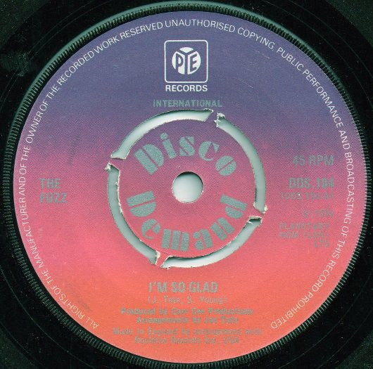 The Fuzz (4) : I'm So Glad (7", Fou)
