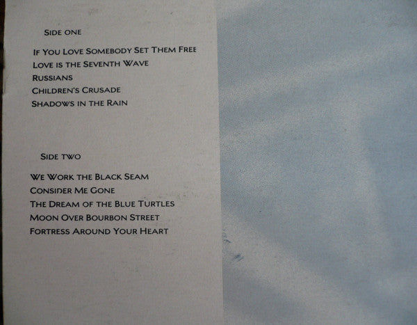 Sting : The Dream Of The Blue Turtles (LP, Album)