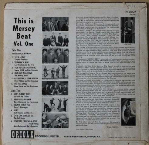 Various : This Is Mersey Beat Vol. One (LP, Comp, Mono)