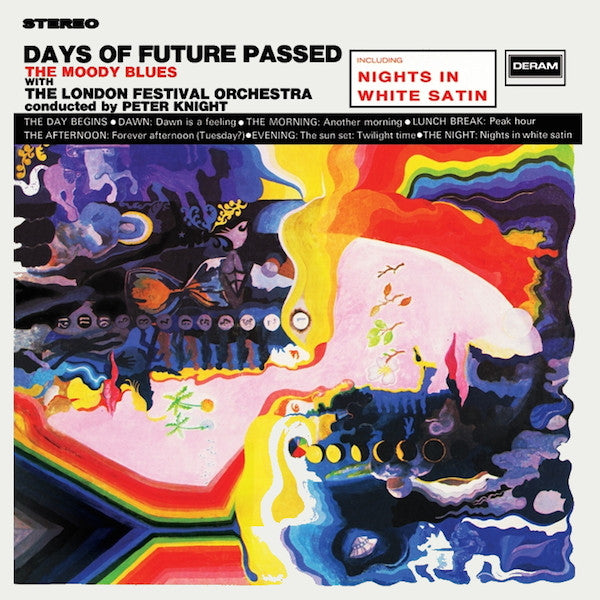 The Moody Blues With The London Festival Orchestra Conducted By Peter Knight (5) : Days Of Future Passed (LP, Album, RE, RM, 180)