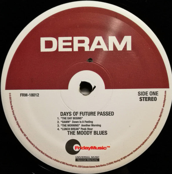 The Moody Blues With The London Festival Orchestra Conducted By Peter Knight (5) : Days Of Future Passed (LP, Album, RE, RM, 180)