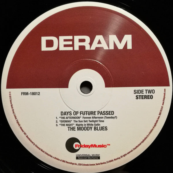 The Moody Blues With The London Festival Orchestra Conducted By Peter Knight (5) : Days Of Future Passed (LP, Album, RE, RM, 180)