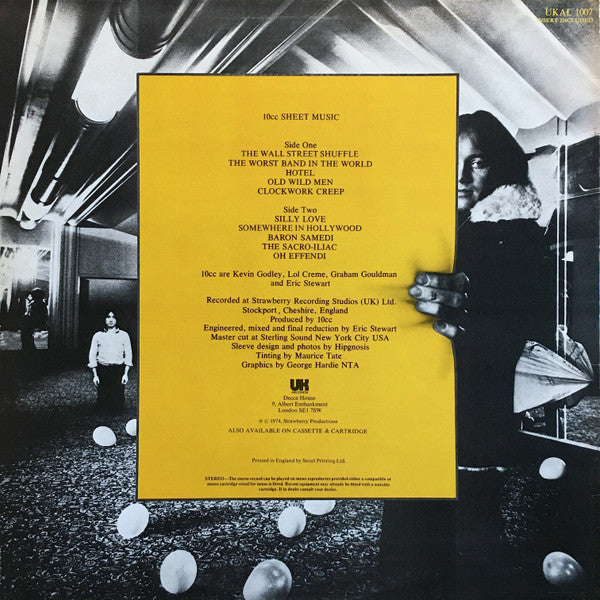 10cc : Sheet Music (LP, Album)