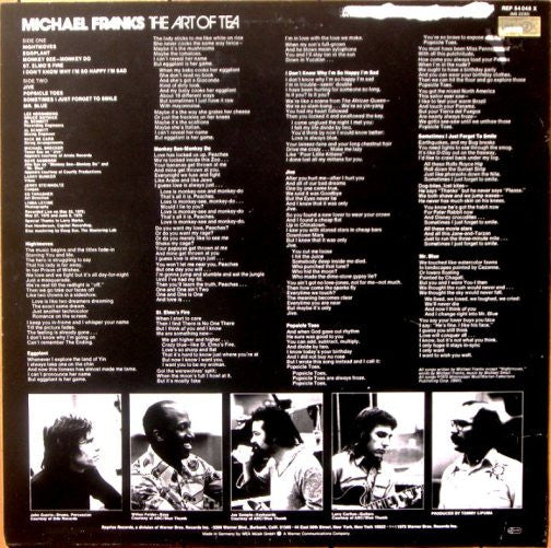 Michael Franks : The Art Of Tea (LP, Album, RE)
