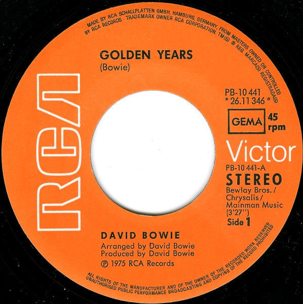 Buy David Bowie : Golden Years (7