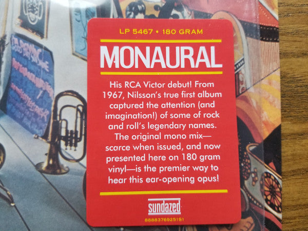 Nilsson* : Pandemonium Shadow Show (LP, Album, Mono, RE, 180)