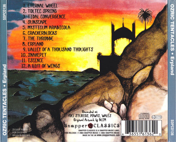 Ozric Tentacles : Erpland (CD, Album, RE, Dig)
