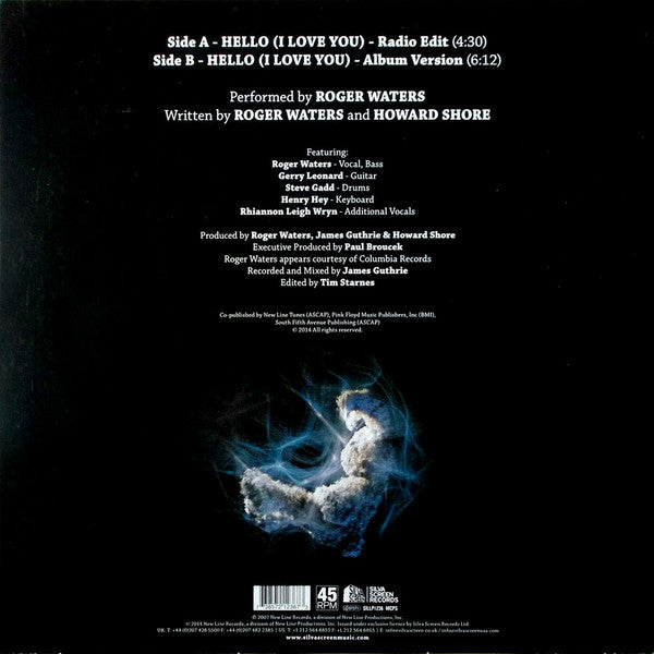 Roger Waters : Hello (I Love You) (10", RSD, Single, Ltd, RE)