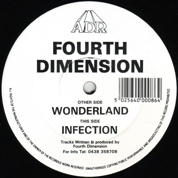 Fourth Dimension : Wonderland / Infection (12")