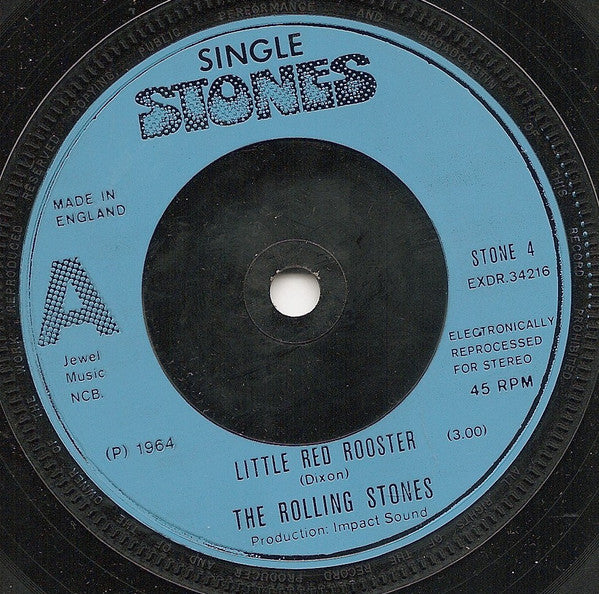 The Rolling Stones : Not Fade Away / Little Red Rooster (7", Single)