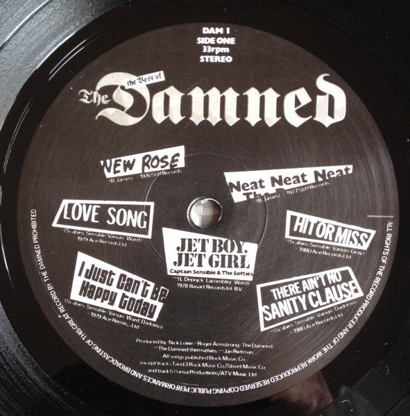 The Damned : Another Great Record From The Damned: The Best Of The Damned (LP, Comp, RE)