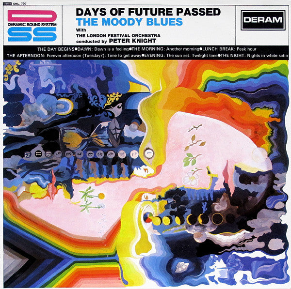 The Moody Blues With The London Festival Orchestra Conducted By Peter Knight (5) : Days Of Future Passed (LP, Album, RP)