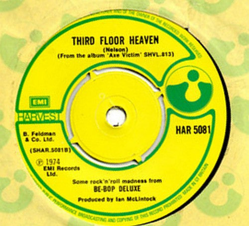 Be Bop Deluxe : Jet Silver  (7", Single, Kno)