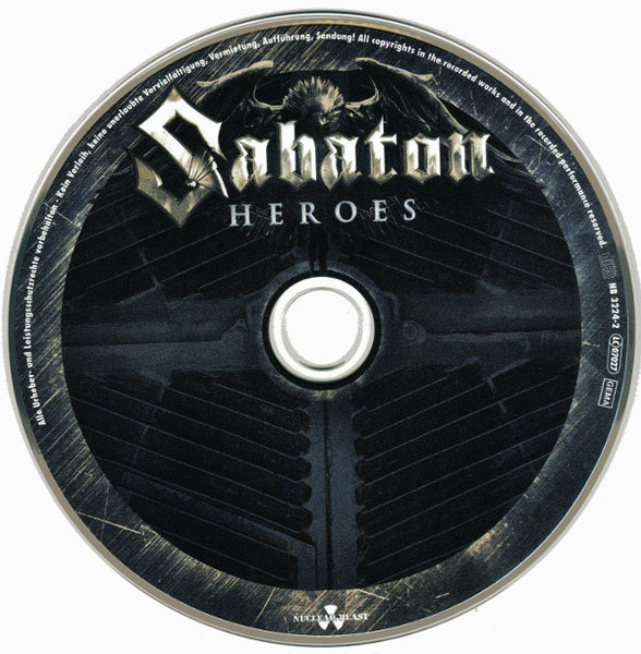 Sabaton : Heroes (CD, Album)