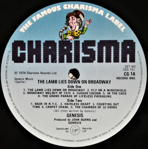 Genesis : The Lamb Lies Down On Broadway (2xLP, Album, RE)