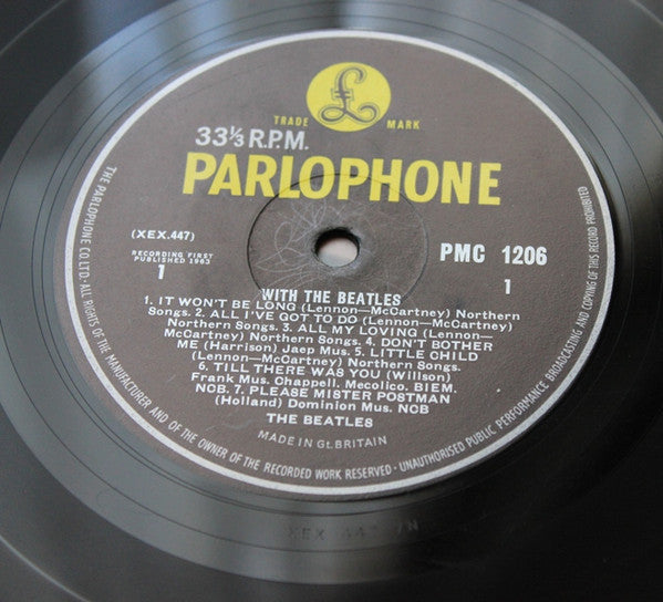 The Beatles : With The Beatles (LP, Album, Mono, 'Jo)