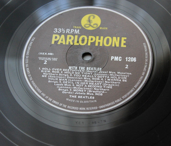 The Beatles : With The Beatles (LP, Album, Mono, 'Jo)