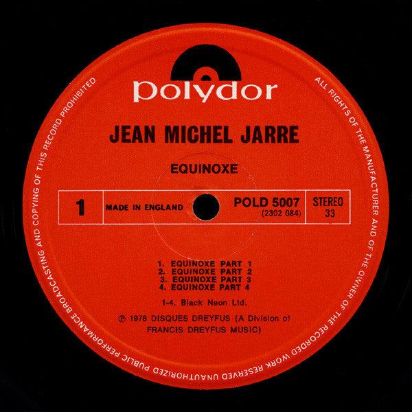 Jean Michel Jarre* : Equinoxe (LP, Album)