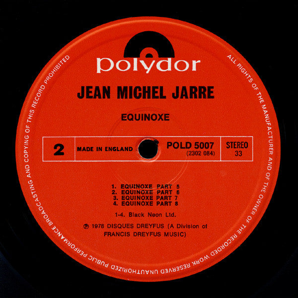Jean Michel Jarre* : Equinoxe (LP, Album)