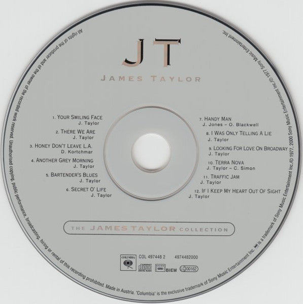 James Taylor (2) : JT (CD, Album, RE, RM)