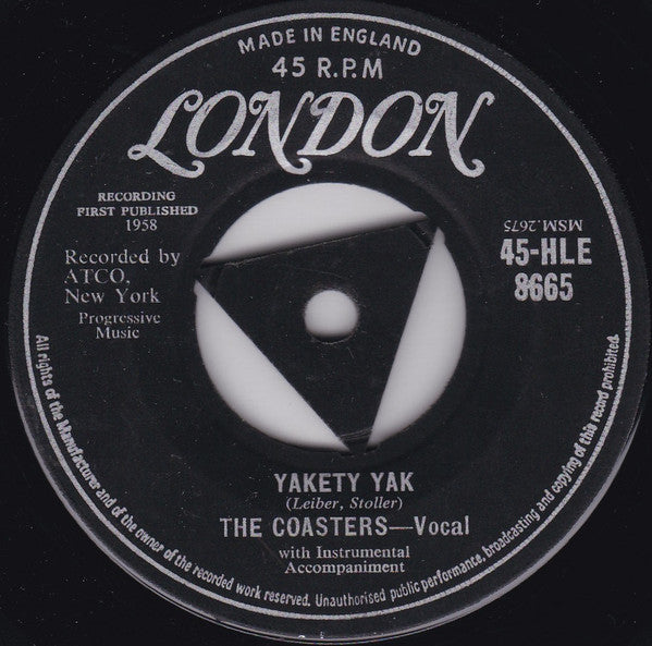 The Coasters : Yakety Yak (7")