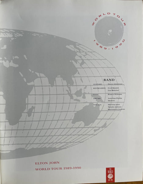 Elton John - The World Tour Programme 1989-90